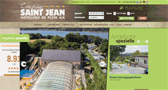 Desktop Screenshot of de.campingsaintjean.com