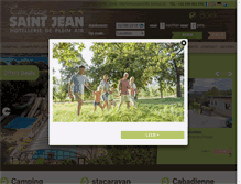 Tablet Screenshot of nl.campingsaintjean.com